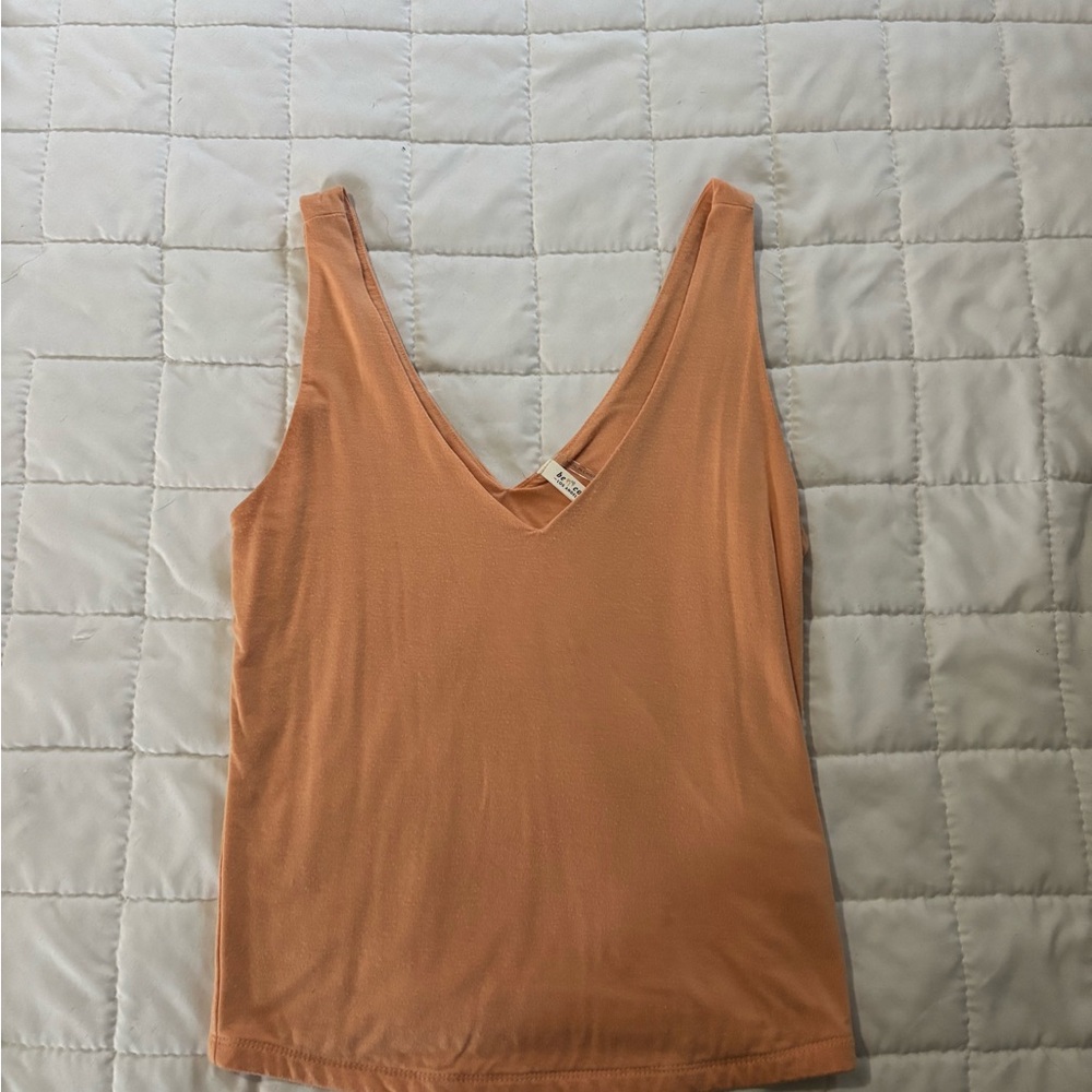 BE COOL V-Neck Orange Camisole